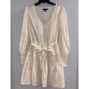 NWT Eloquii White Long Sleeve Dress